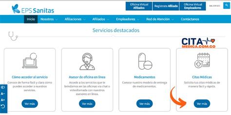 apartar citas sanitas|Citas Médicas